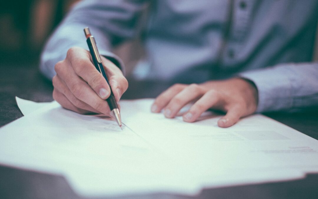 person signing a trust document